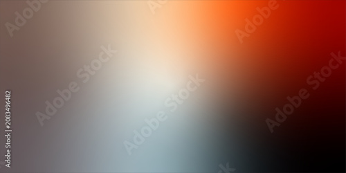 Tablou pe pânză An abstract moody mesh gradient background showcasing a smooth fluid transition from deep charcoal black to fiery red orange tones