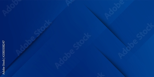 Fotografie Abstract blue background with glowing geometric lines