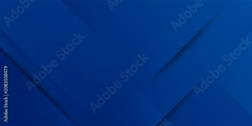 Fotografie Abstract blue background with glowing geometric lines