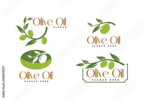 simple olive oil logo