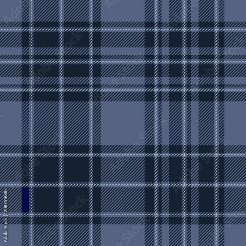 plaid tartan seamless repeat pattern. This is blue, navy blue checkered plaid vector illustration. Design for decorative,wallpaper,shirts,clothing,wrapping,textile,fabric,texture