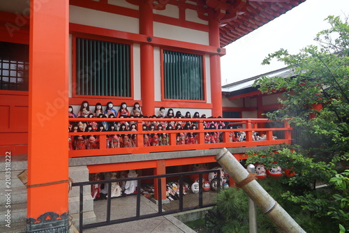 Obraz na plátně A Japanese shrine : a scene of the precincts of Awashima-jinja Shrine in Wakaya