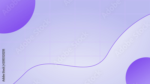 Modern Abstract Gradient Geometric Background with Rounded Shapes