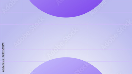 Modern Abstract Gradient Geometric Background with Rounded Shapes