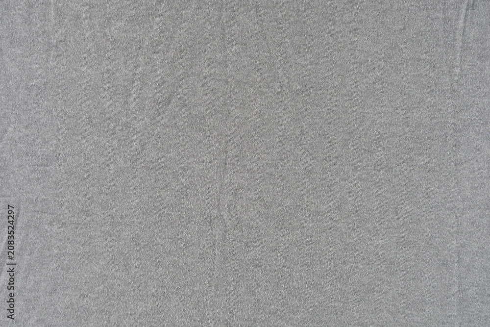 Fototapeta premium Neutral Gray Fabric Texture Background With Subtle Wrinkles And Soft Textile Surface
