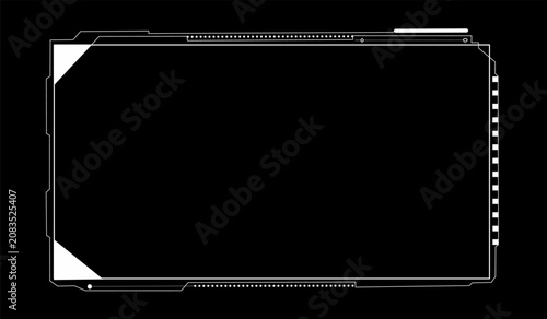Advanced SciFi Interface Panel Frame