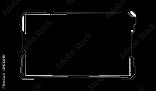 Advanced SciFi Interface Panel Frame