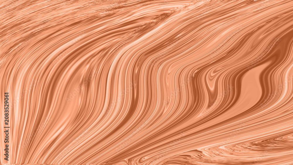 Fototapeta premium Abstract Copper Liquid Marble Texture Background