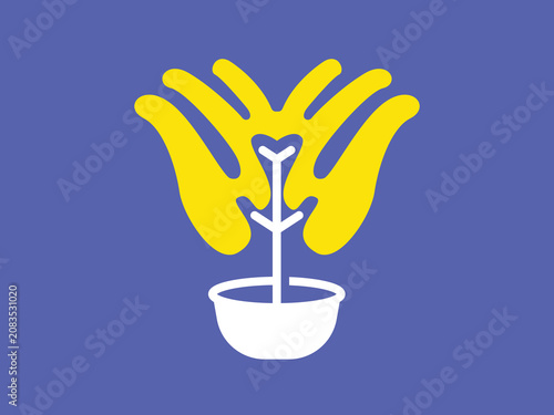 Abstract flower design