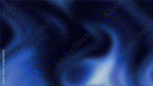 Close up of human eye with digital glitch distortion in dark futuristic cyber style