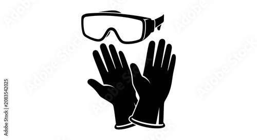 Quadro su tela Protective gear for safety