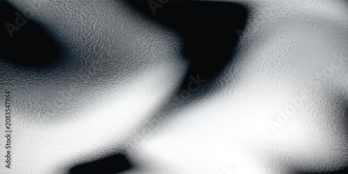 Obraz na plátně Shiny silver foil metallic texture - glossy gray steel gleaming surface, frosted glass effect with blur glare reflection, bright polished metal material