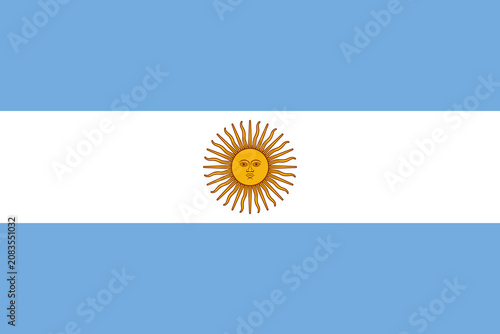 Cuadro en lienzo National flag of Argentina.