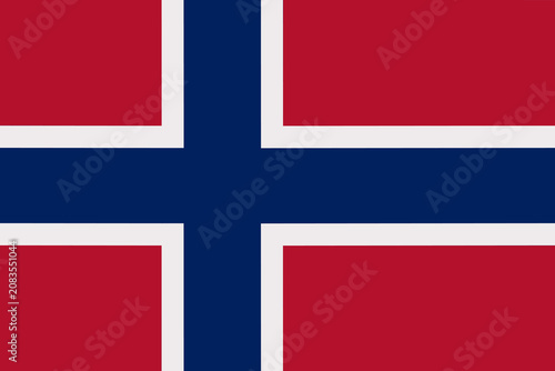 National flag of Norway.