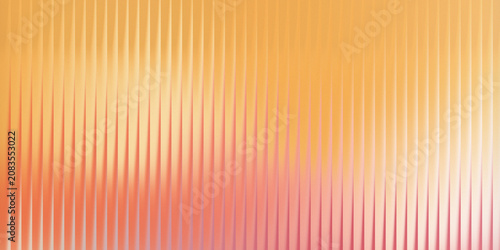 Canvas Print Soft pastel orange and peach background with vertical grooved texture and gentle color transitions