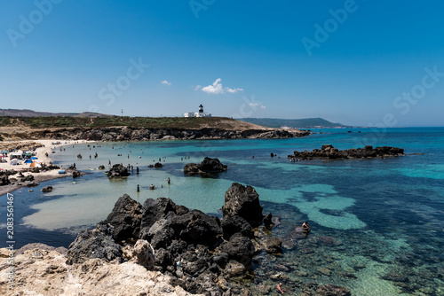 Beautiful seascape view from Cap Angela, Bizerte Tunisia