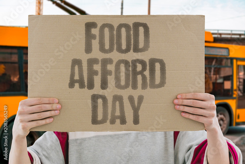 фотографія "Food afford day" Daily meals must be within reach