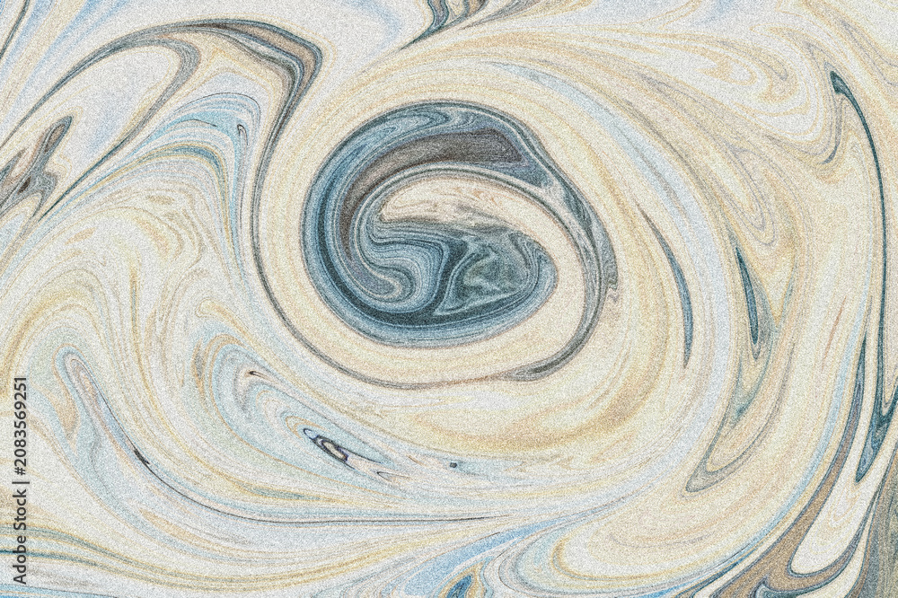 Fototapeta premium Abstract White and Blue Marble Swirl Texture with Minimal Fluid Background