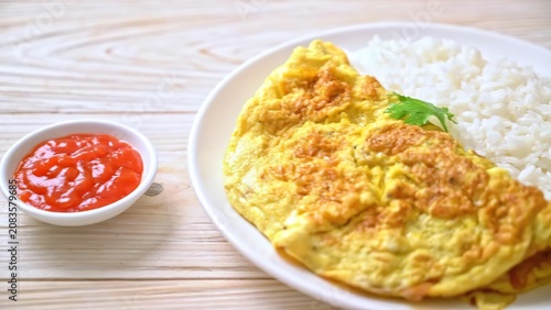 Fried fish fillet with sauce on a white plate