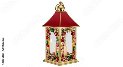 A beautifully decorated bird feeder with intricate designs and vibrant colors.