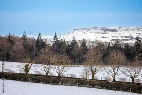 Cleveland Hills in winter, England, United Kingdom