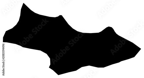 Fotografía A contour map of Bijelo Polje