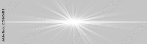 Fotografie Overlay, sun rays and silver glare