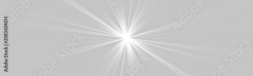 Obraz na plátně Overlay, sun rays and silver glare