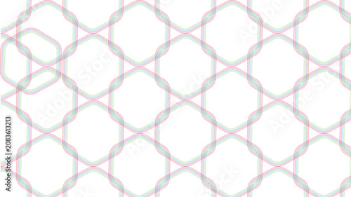 Geometric Honeycomb Pattern Background