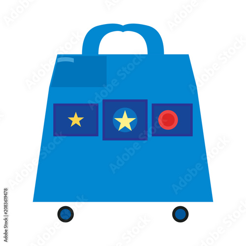 Modern E-Commerce Shopping Icon Vector Design for Online Store