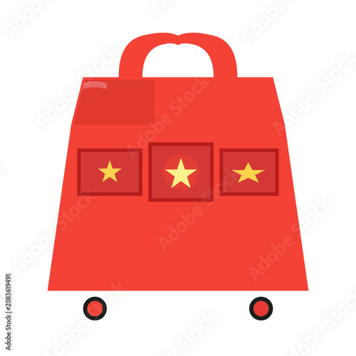 Modern E-Commerce Shopping Icon Vector Design for Online Store