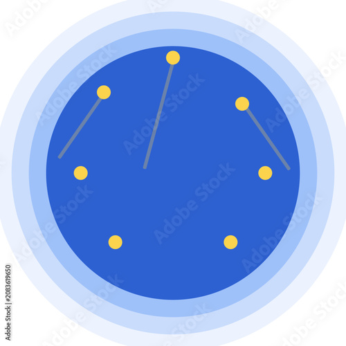 Connected Global Network Icon Vector Design for Business and Technology