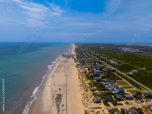 фотографія Sand renourishment and beach widening expansion project Nags Head North Carolina