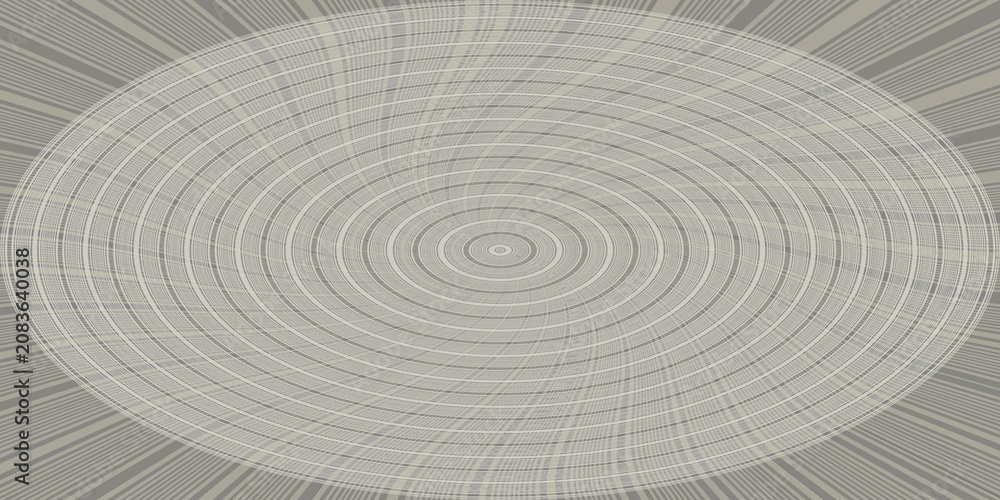 Obraz premium Abstract circular vortex pattern in sepia tones