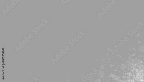 Glitter background in pastel delicate silver tones defocused. Abstract blur white color backdrop with star glittering light. Vector illustration png.