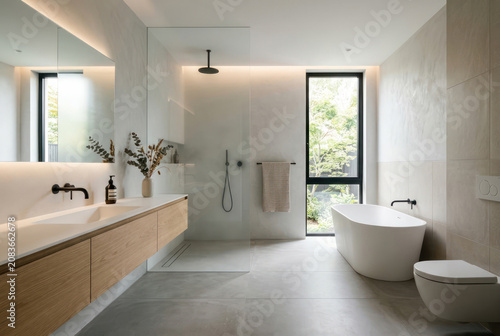 Elegant and modern bathroom design