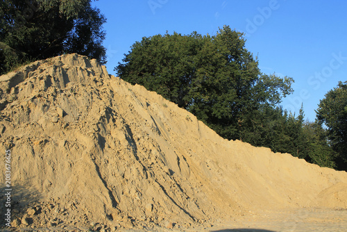 Bild auf Leinwand Construction sand