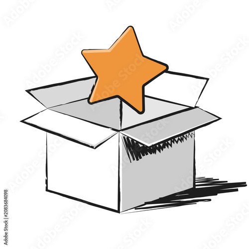 Hand Draw Boxes White