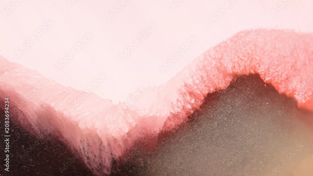 Fototapeta premium Alcohol ink spreads create a colorful design in contemporary art piece