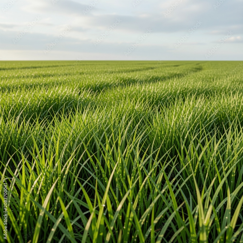 Fototapeta premium Fresh green grass meadow background