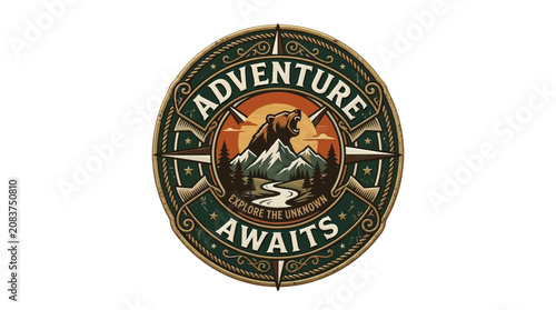 Фотография Adventure awaits concept with scenic nature mountains and wilderness exploration