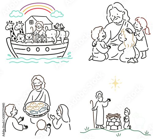 Bible illustration sheet