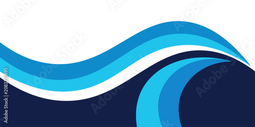 фотографія Create a bold look with a centric circle background featuring vector graphics of sound waves