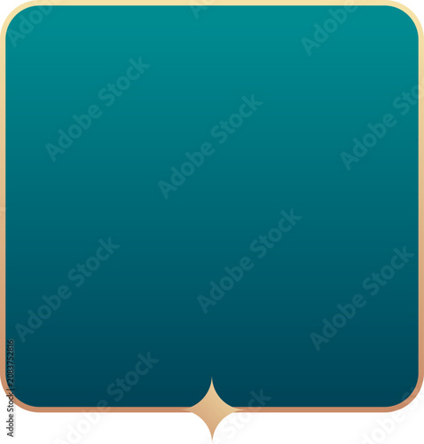 islamic blue text box