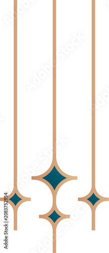 islamic ornament gold