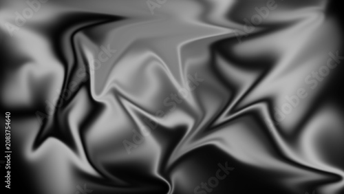 Fotografía Star Soft Fabric Folds in Monochrome Abstract Texture Close Up