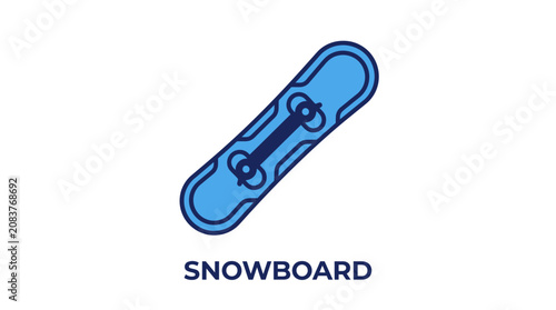Snowboard sports equipment for winter.