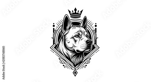 Photos Illustration of a German Shepherd.