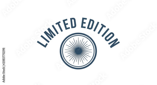 Картината върху платно Limited Edition Stamp Logo Design.