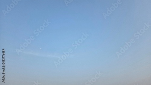 blue sky with clouds